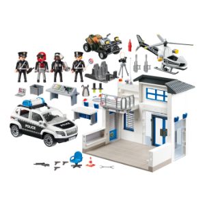 תחנת משטרה חדש 9372-PLAYMOBIL-סופר הום