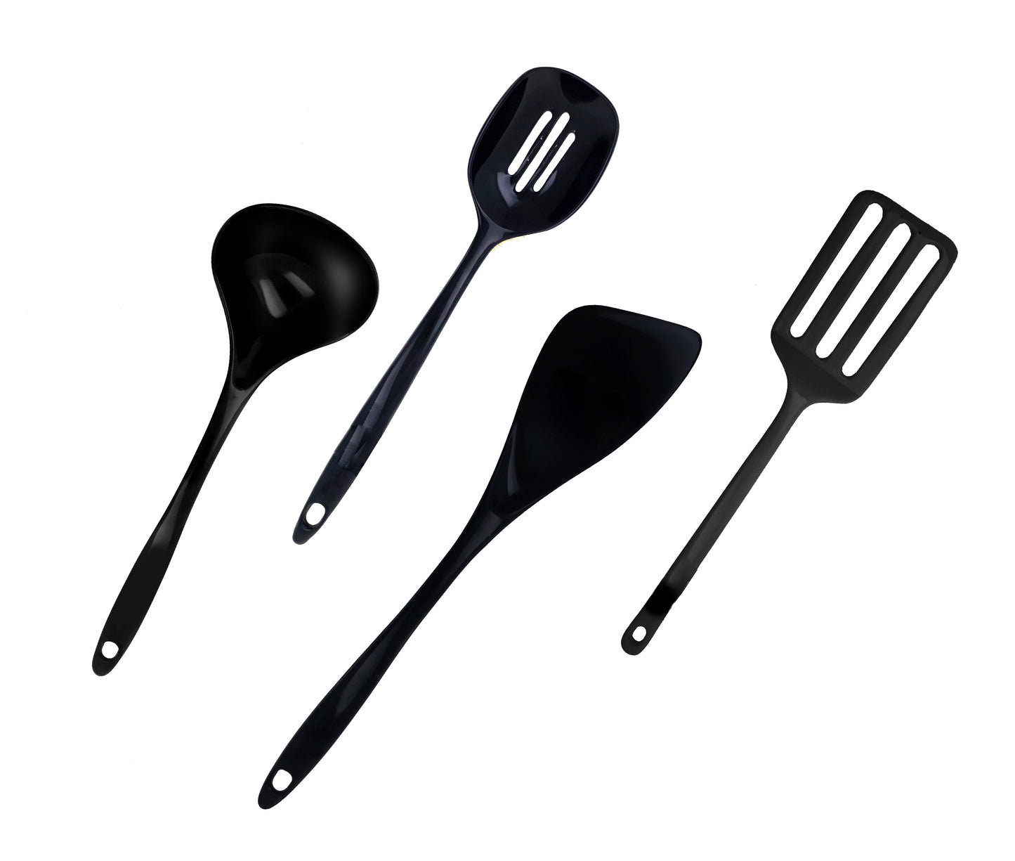 מגוון כלי ששת מלמין במגוון צבעים-ששת סיליקון / פלסטיק-SUPERHOME סופרהום-כף חלוקה-לבן-סופר הום