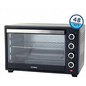 טוסטר אובן שחור יונדאי 48 ליטר-טוסטר אובן-Hyundai-סופר הום