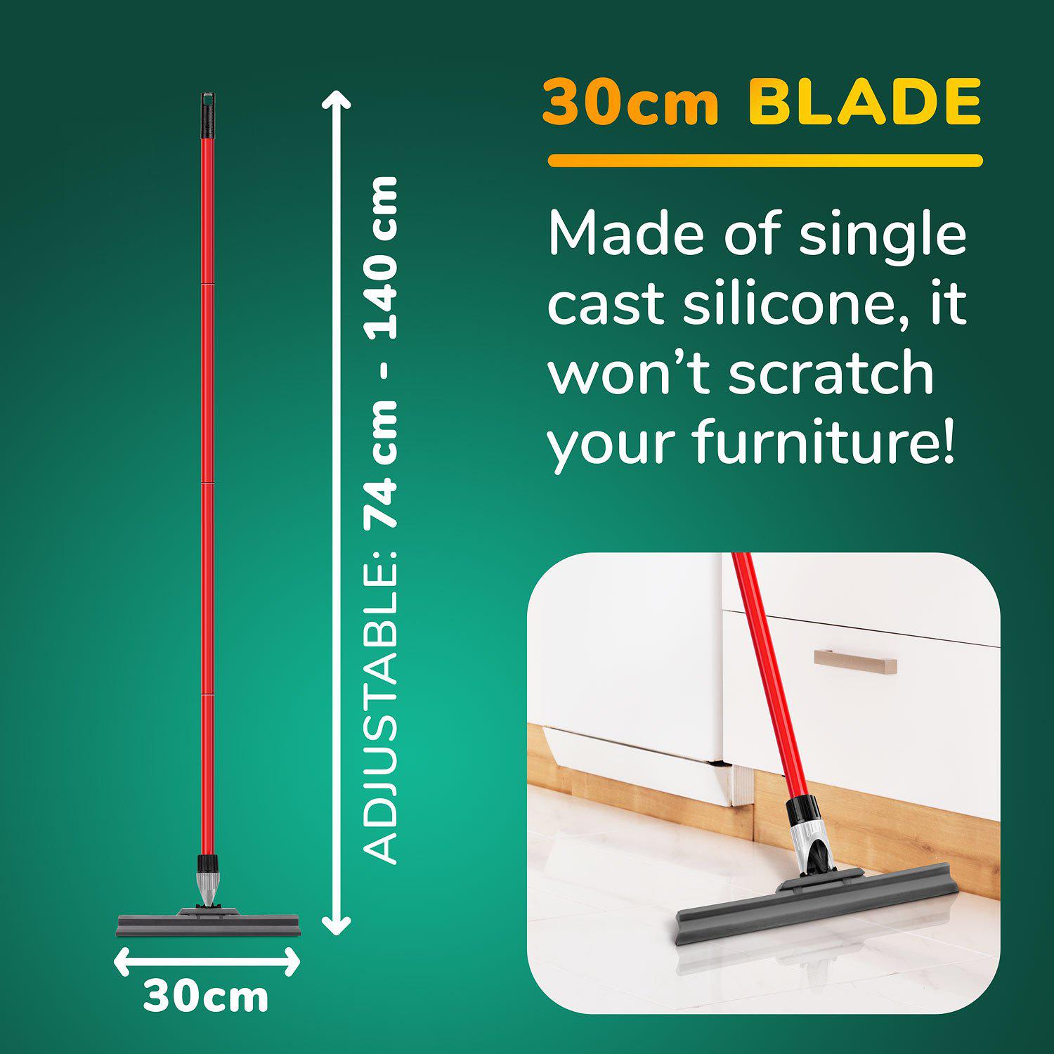 קל מגב 30 ס”מ, מגב מפרקי מסדרת רב-מגב-מגב רצפה-Tyroler-סופר הום