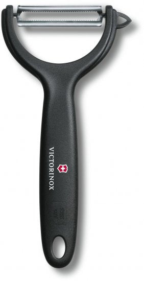 Victorinox קולפן שוצרי משונן במגוון צבעים מבית-קולפן ירקות-Victorinox-שחור-סופר הום
