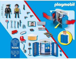 תחנת משטרה מארז נשיאה 70306 City Action-פליימוביל-Playmobil-סופר הום