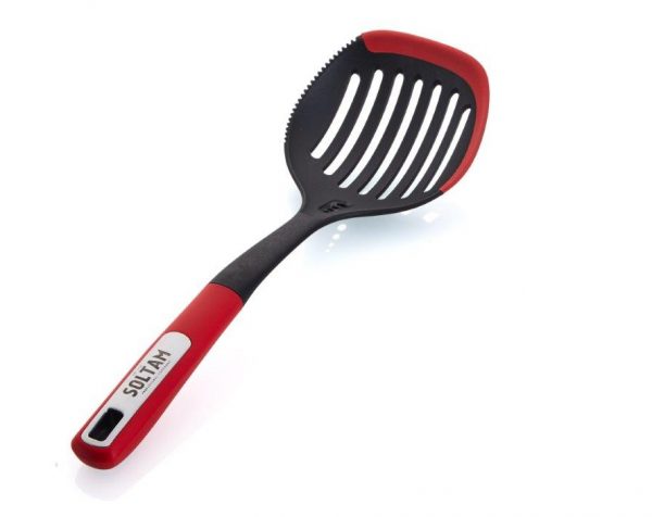 סדרת כלי ששת מקצועיים בשילוב סיליקון-ששת סיליקון / פלסטיק-Soltam סולתם-כף מסננת-סופר הום