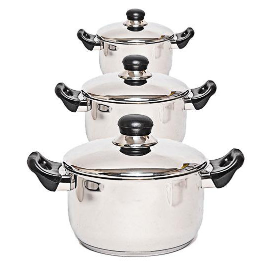 FRESCO סדרת סירי נירוסטה במגוון גדלים מבית-סירי נירוסטה-Fresco-סיר 20 ס"מ 4 ליטר-סופר הום