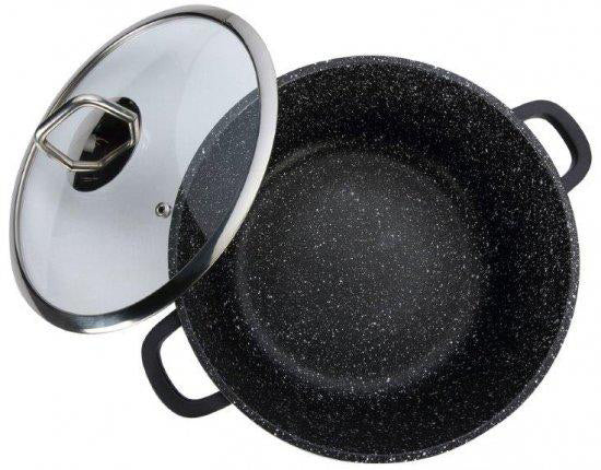 סירי אלומיניום בציפוי שיש במגוון גדלים - סדרת Mineral Stone-סירי אלומיניום-Soltam סולתם-2.5 ליטר-סופר הום