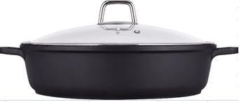 סירי אלומיניום בציפוי שיש במגוון גדלים - סדרת Mineral Stone-סירי אלומיניום-Soltam סולתם-סוטז׳ קוטר 28 ס״מ, 3.7 ליטר-סופר הום