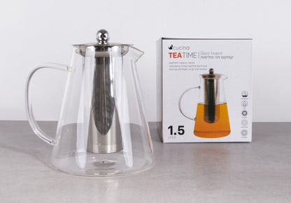 קומקום תה וחליטות - מגוון מידות-קנקני תה-Cucina-1.5 ליטר-סופר הום