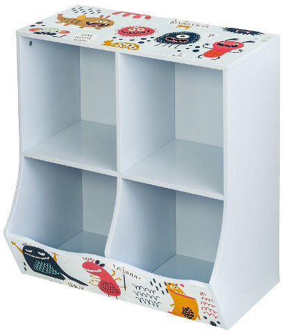 כוורת מעוצבת איכותית לאחסון - 4 תאים-כוורת-Honey can do-סופר הום