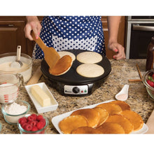 טען תמונה לצפייה בגלריה, מכשיר מחבת להכנת פנקייק וחביתות במהירות ובמקצועיות בעל הספק 1000W דגםSE-537-פנקייק-SELMOR-סופר הום

