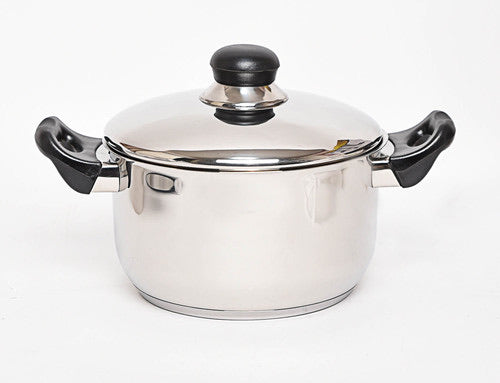 FRESCO סדרת סירי נירוסטה במגוון גדלים מבית-סירי נירוסטה-Fresco-סיר 18 ס"מ 3 ליטר-סופר הום