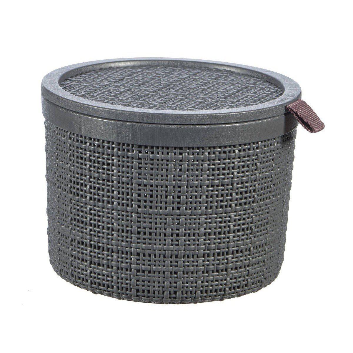 סלסלה יוטה 1903 XS עגולה - אפור-סלסלה-Keter-סופר הום